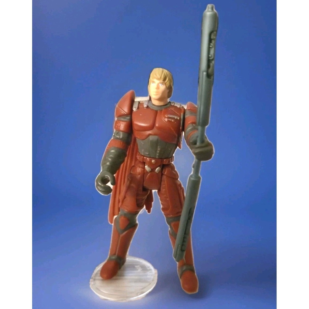 Star Wars Luke Skywalker Imperial Guard Disguise Shadows of the Empire W/Stand